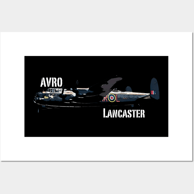Avro Lancaster Bomber Wall Art by BearCaveDesigns